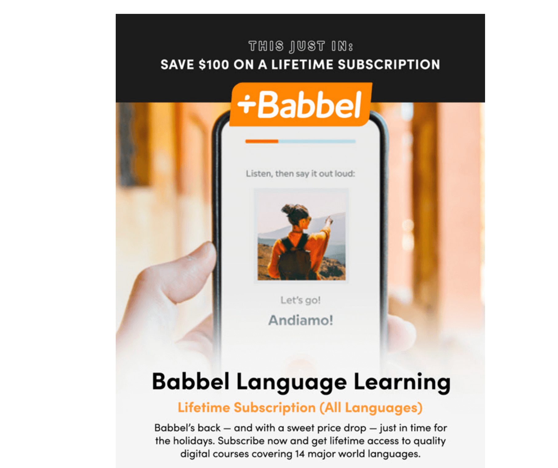 Master Up To 14 Languages With A Lifetime Subscription To Babbel At ...